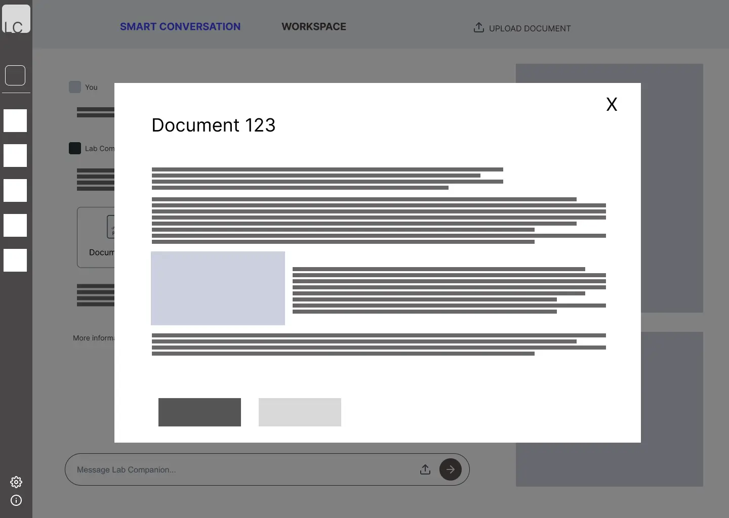 Document quick view panel